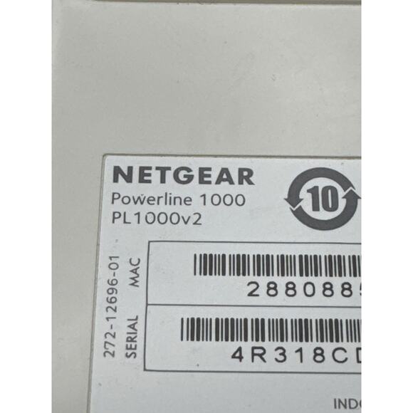 NETGEAR PL1000v2 Powerline 1000 Mbps Gigabit Port Plug In WiFi - Picture 4 of 4